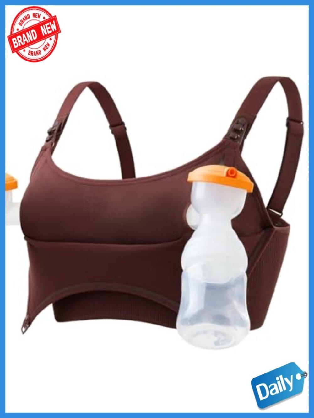 Hands Free Pumping Bra Seamless Nursing Bra Patented Clasps